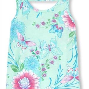 Childrens Place Girls Tank (M) & Skort (L) Set NWT
